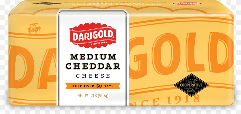 Medium Cheddar Cheese Darigold Milk, Box Png Image