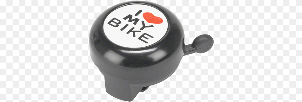 Medium Dimension Bike Products Dimension I Heart My Bike Black Bell, Machine, Appliance, Blow Dryer, Device Png Image