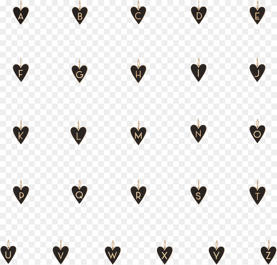 Medium Gold Border Enamel Heart With Letter Clipart Clip Art, Accessories, Blackboard Png Image