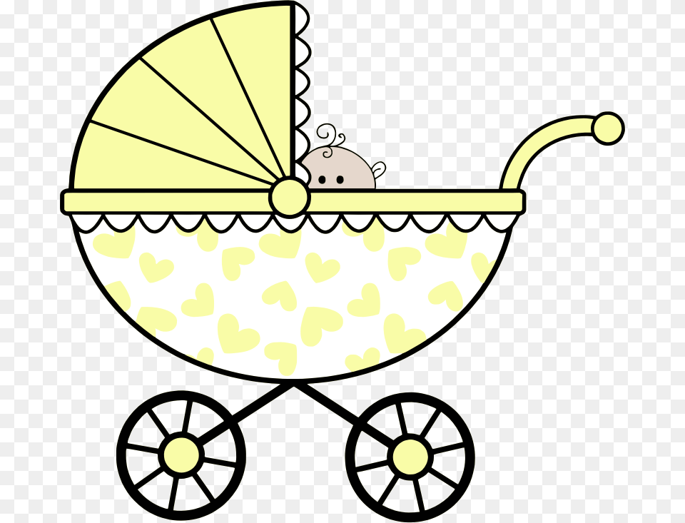 Medium Image Baby Stroller Clipart Black And White, Food, Vegetable, Produce, Plant Free Png