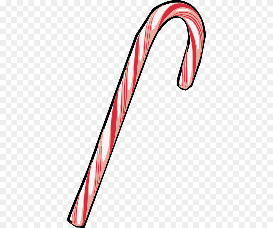 Medium Image Candy Cane Clipart, Food, Sweets, Stick, Blade Free Png Download