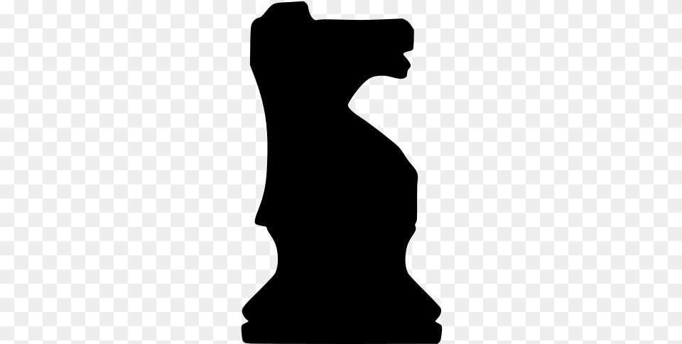 Medium Image Chess Pieces Silhouette Clipart, Gray Free Transparent Png