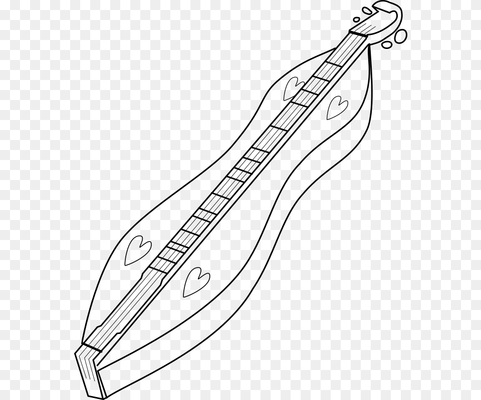 Medium Image Dulcimer Clip Art, Gray Free Transparent Png