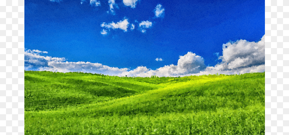 Medium Image Green Meadow Blue Sky, Summer, Scenery, Plant, Outdoors Png