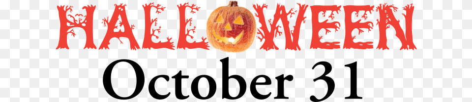 Medium Image Happy Halloween 31 October, Food, Plant, Produce, Pumpkin Free Png Download