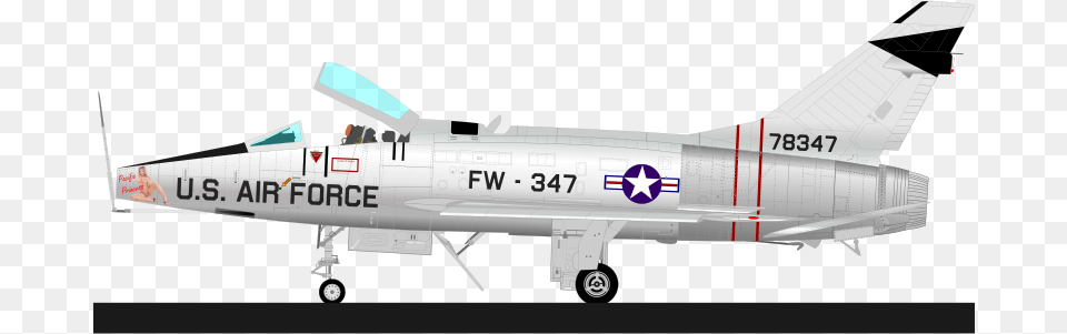 Medium Image North American F 100 Super Sabre, Aircraft, Airplane, Transportation, Vehicle Free Png Download