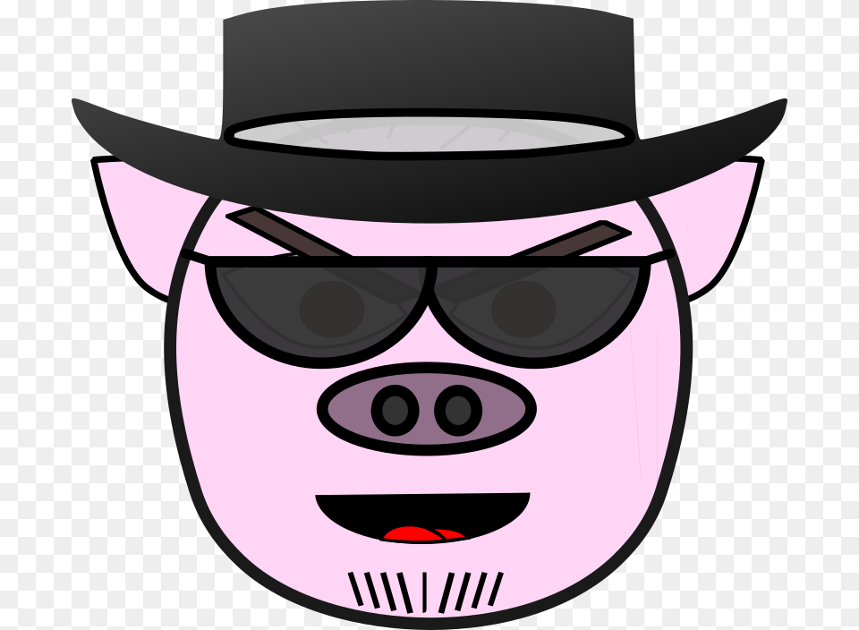 Medium Image Pig, Clothing, Hat, Animal, Fish Free Transparent Png