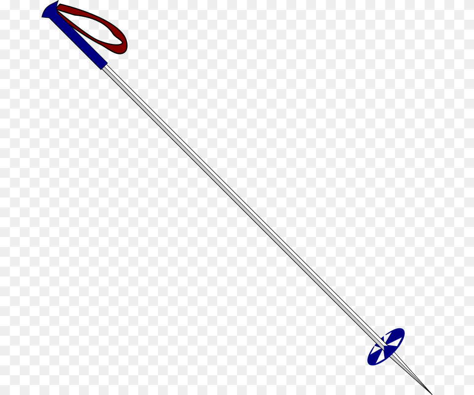 Medium Image Ski Pole Clipart, Sword, Weapon Free Transparent Png