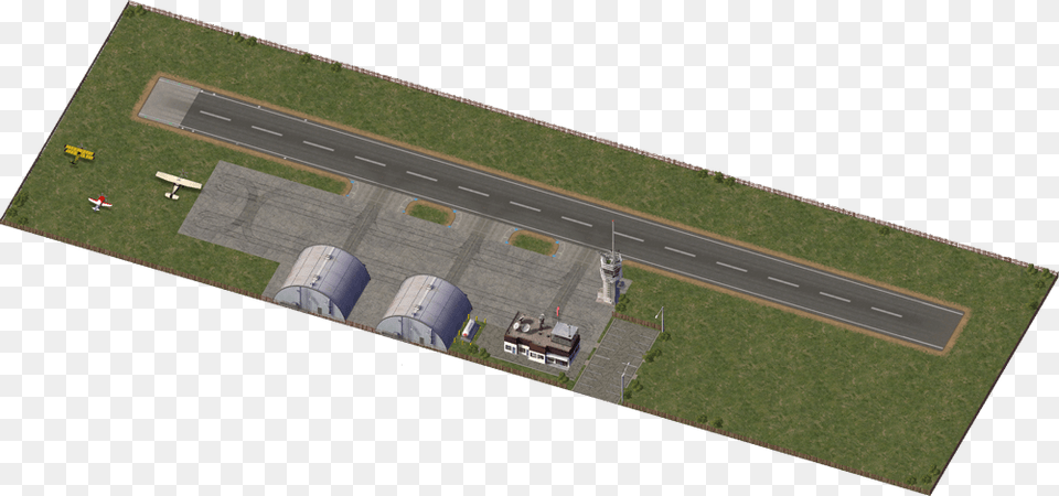 Medium Landing Strip Simcity 4 Small Landing Strip, Airfield, Airport, Architecture, Building Free Png