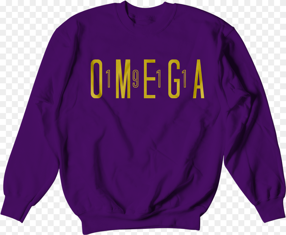 Medium Omega Psi Phi Sport Crewneck Jordan Retro 8 South Beach Shirt, Clothing, Knitwear, Sweater, Sweatshirt Free Transparent Png