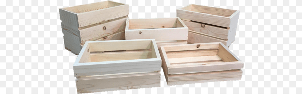 Medium Pine Crates Crate, Box, Drawer, Furniture, Wood Free Png