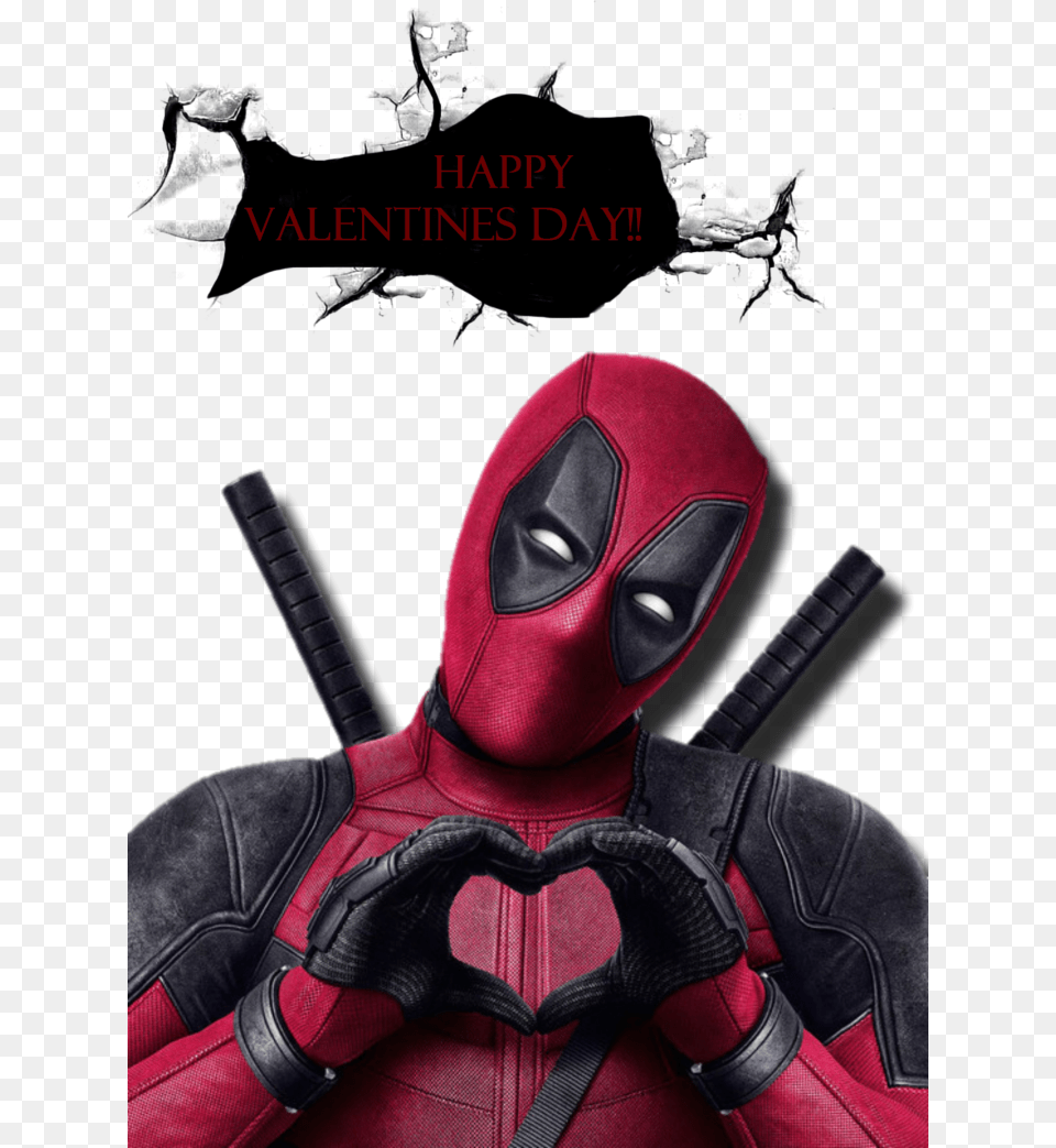 Medium Size Of Deadpool Drawings Drawing Movie App Deadpool Valentine39s Day Card, Person Free Png Download