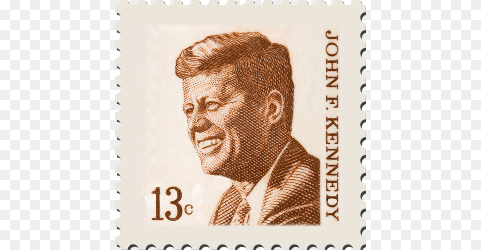 Medium Stamp Jfk John F Kennedy Stamp, Adult, Male, Man, Person Free Png Download