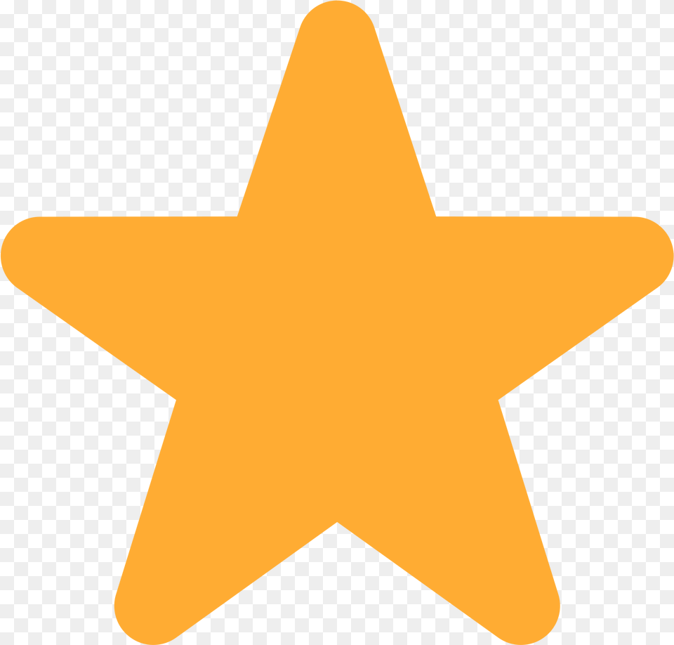 Medium Star Sticker Star With Soft Edges, Star Symbol, Symbol, Cross Png Image