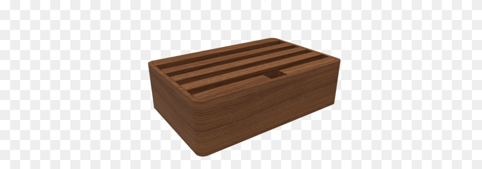 Medium Walnut Base With Walnut Top Alldock Usa, Box, Crate, Wood Free Png