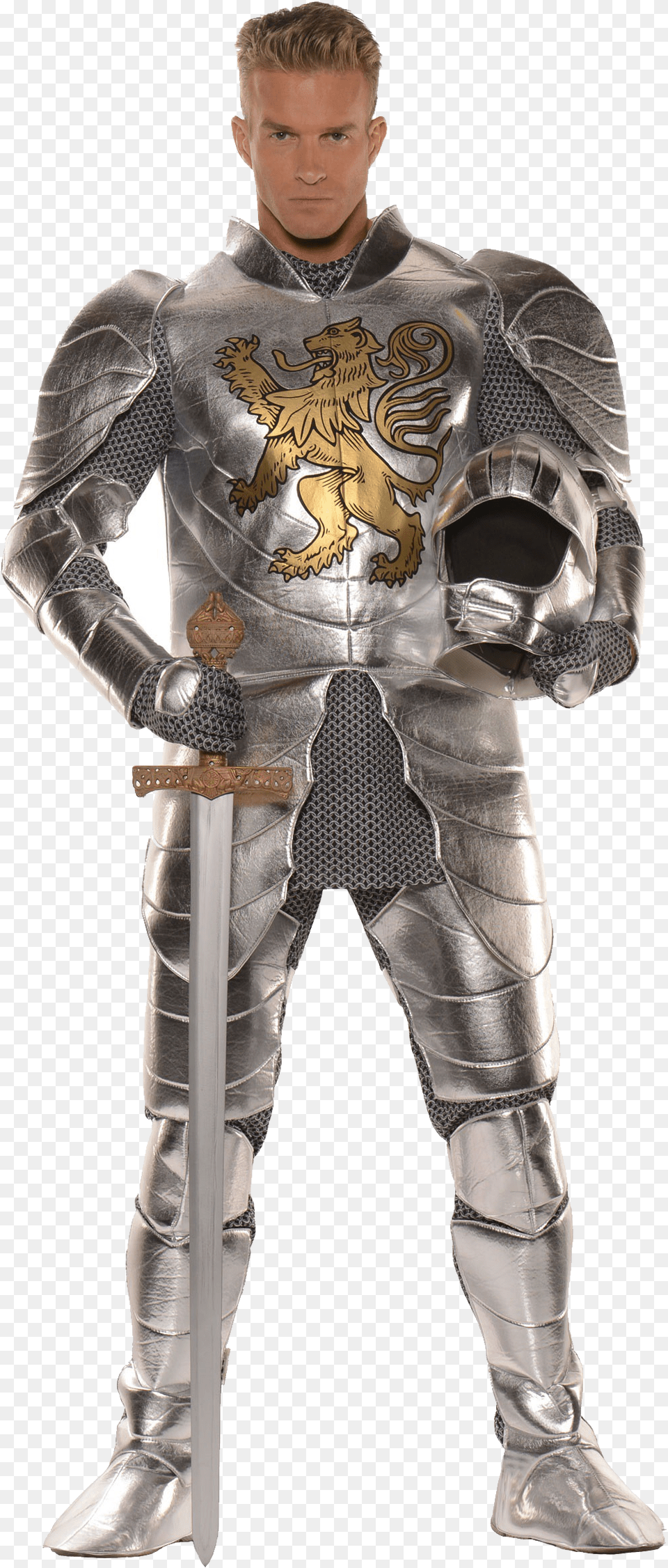 Medival Knight In Knight In Shining Armor Costume, Adult, Male, Man, Person Free Png