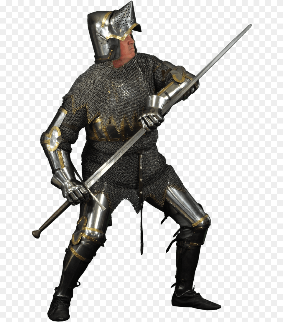 Medival Knight Late Middle Ages Knight, Weapon, Sword, Person, Man Free Png