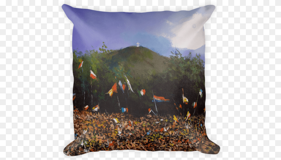 Medjugorje Crowds Pillow Cushion, Home Decor, Animal, Fish, Sea Life Png Image