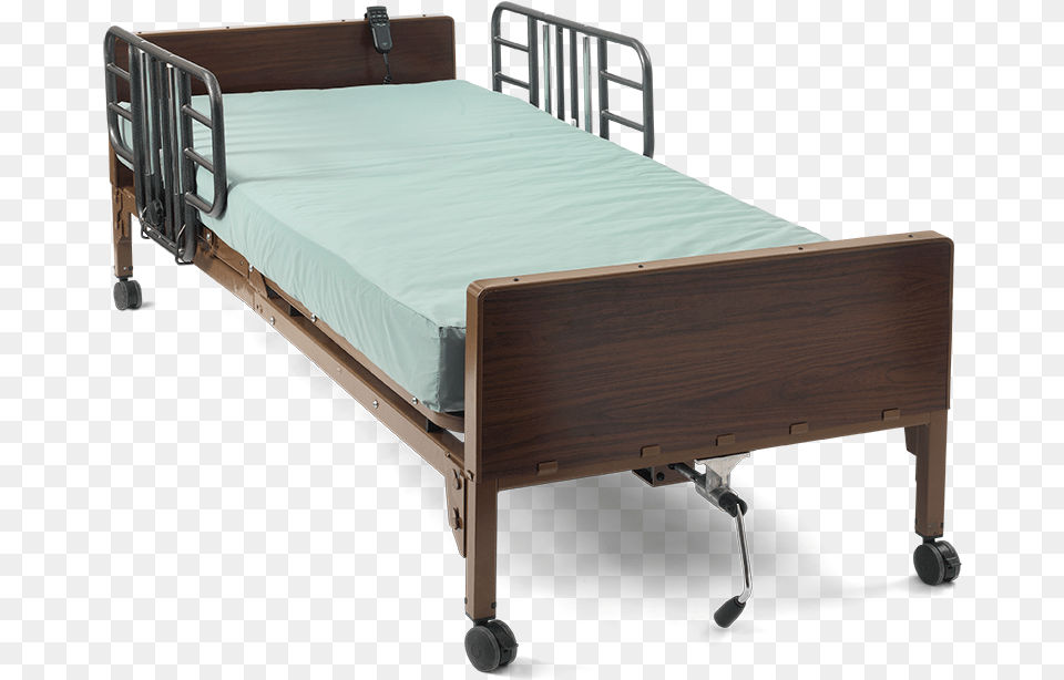 Medline Hospital Bed, Furniture, Crib, Infant Bed Free Png