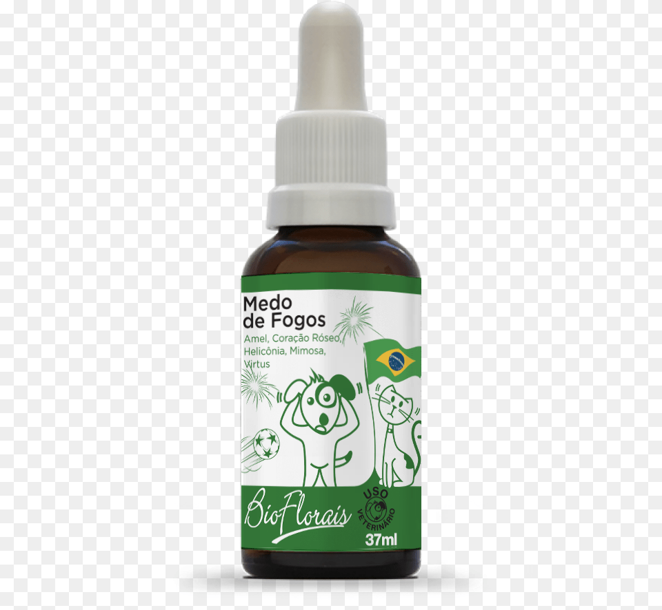 Medo De Fogos 37ml Floral Sindrome Do Abandono, Herbal, Herbs, Plant, Bottle Free Png Download