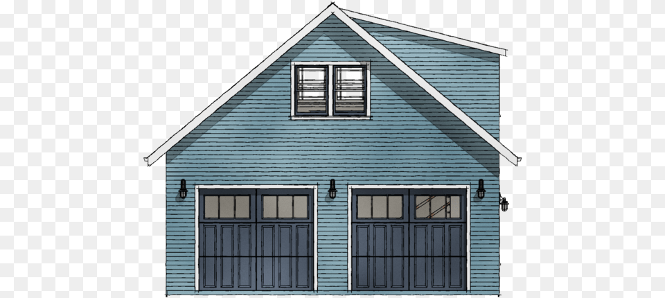 Medomak 2 Car Garage W Living Space Above Siding, Architecture, Building, Indoors, Housing Png