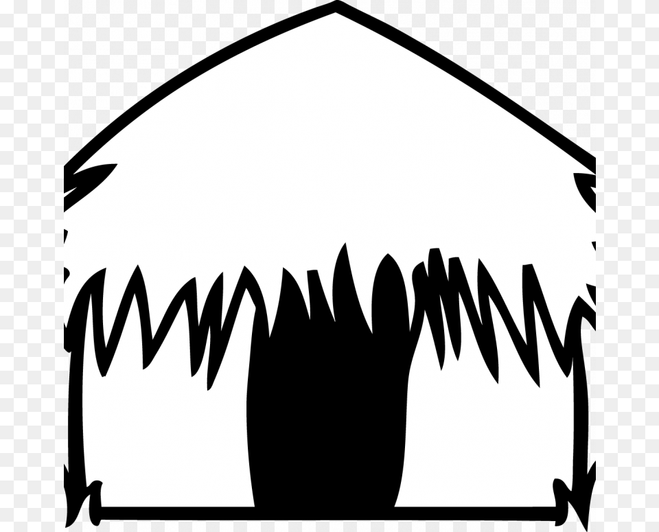 Medquit Hut Coloring Pages Drum Coloring, Stencil, Outdoors, Silhouette, Rural Free Transparent Png