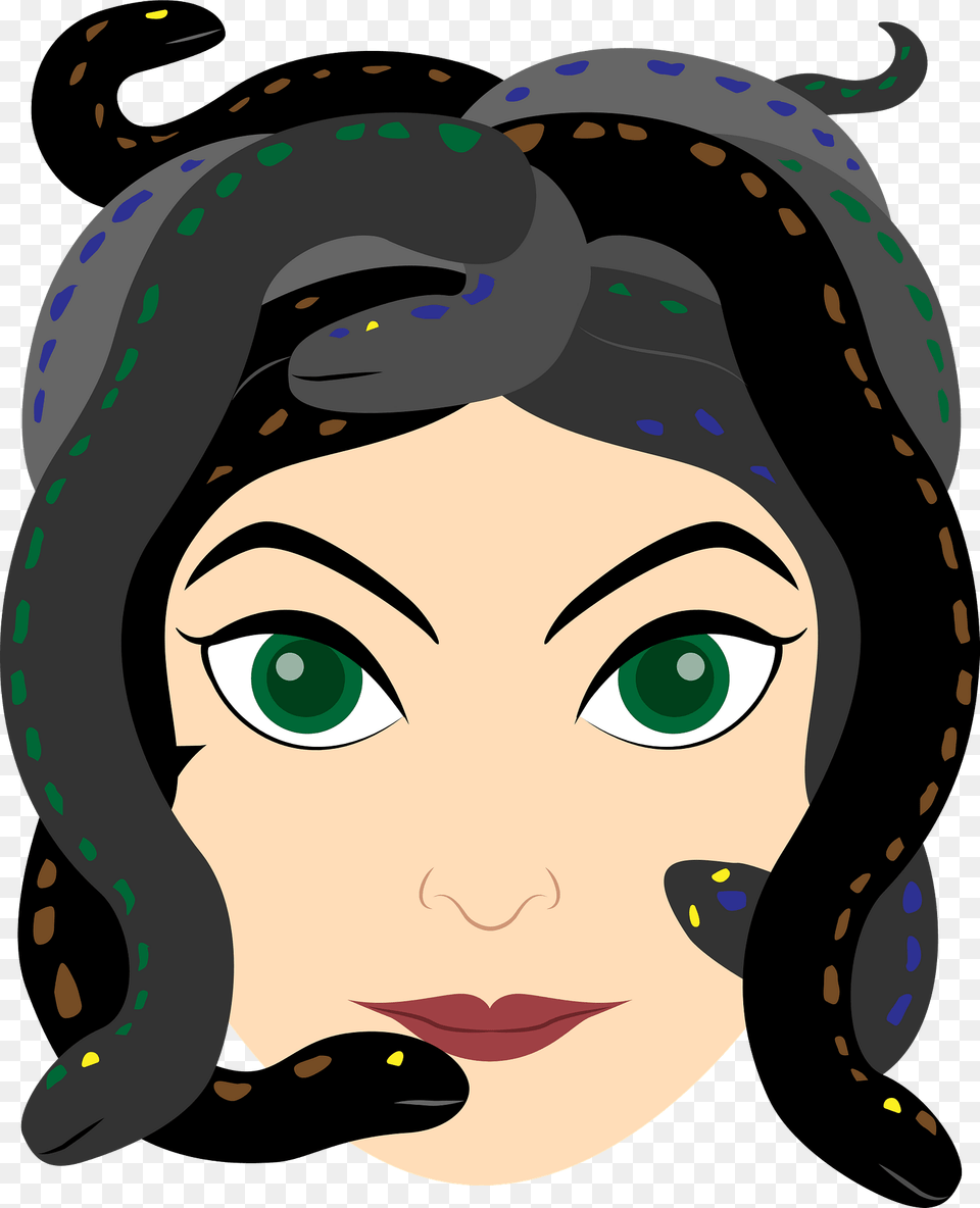 Medusa Face Clipart, Baby, Person, Head, Photography Free Png Download