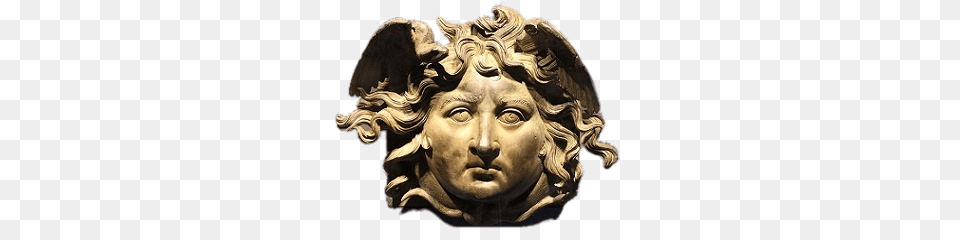 Medusa Head, Bronze, Baby, Person, Art Free Png Download