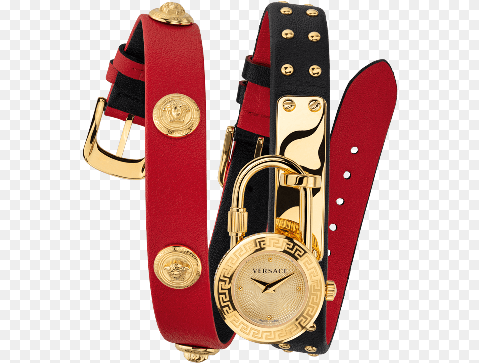 Medusa Lock Icon Watch Reloj Versace Medusa Lock Icon, Accessories, Strap, Wristwatch, Arm Free Png Download
