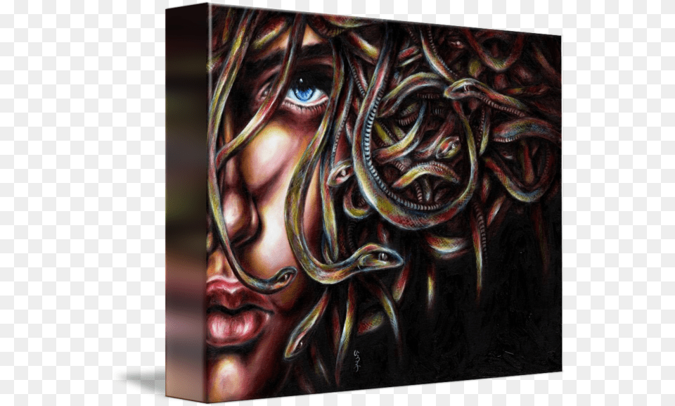 Medusa Notwo By Hiroko Sakai, Art, Painting, Adult, Female Png