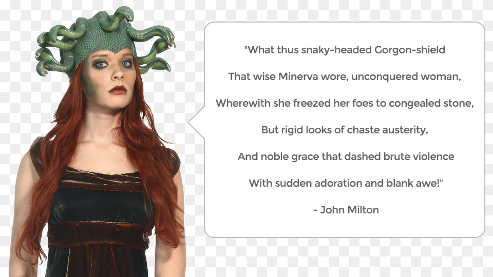 Medusa Quotes Quotes About Gorgons Head, Adult, Person, Hat, Female Png Image