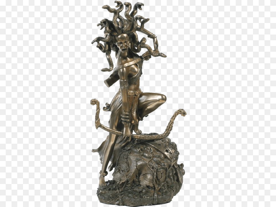 Medusa Statue, Bronze, Figurine, Adult, Bride Free Transparent Png