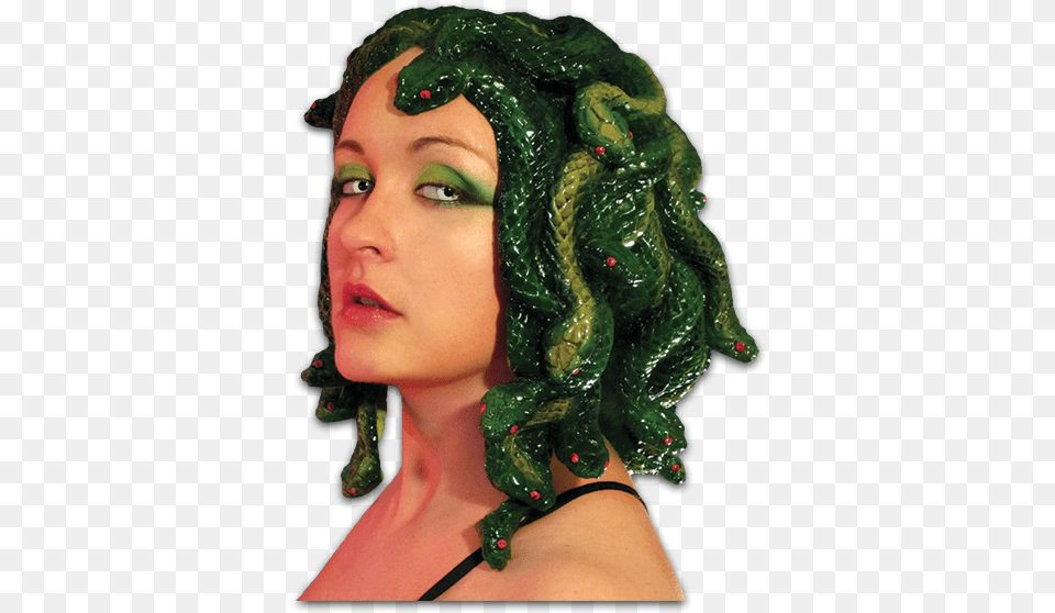 Medusa Wig, Hat, Clothing, Person, Woman Free Transparent Png