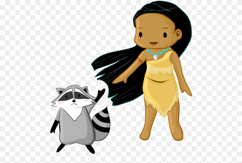 Meeko Pocahontas Cute, Bag, Baby, Person, Face Png Image