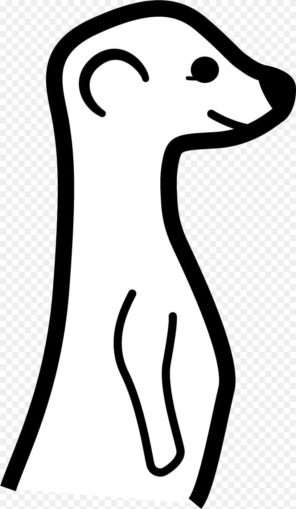 Meerkat Logo Transparent Svg Meerkat Logo, Stencil, Animal, Wildlife, Mammal Png