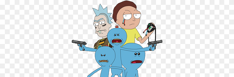 Meeseeks Projects Photos Videos Logos Illustrations And Fiction, Book, Comics, Publication, Weapon Png Image