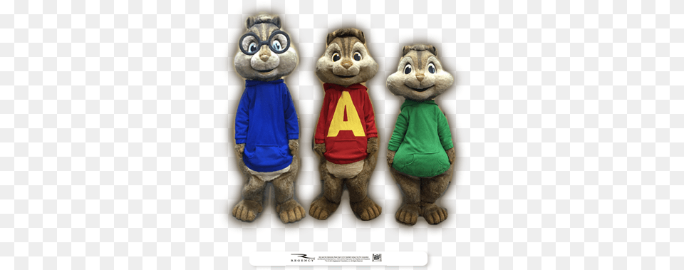 Meet Amp Greet Alvin Simon And Theodore From Alvin And Cartoon, Mascot, Teddy Bear, Toy Free Png