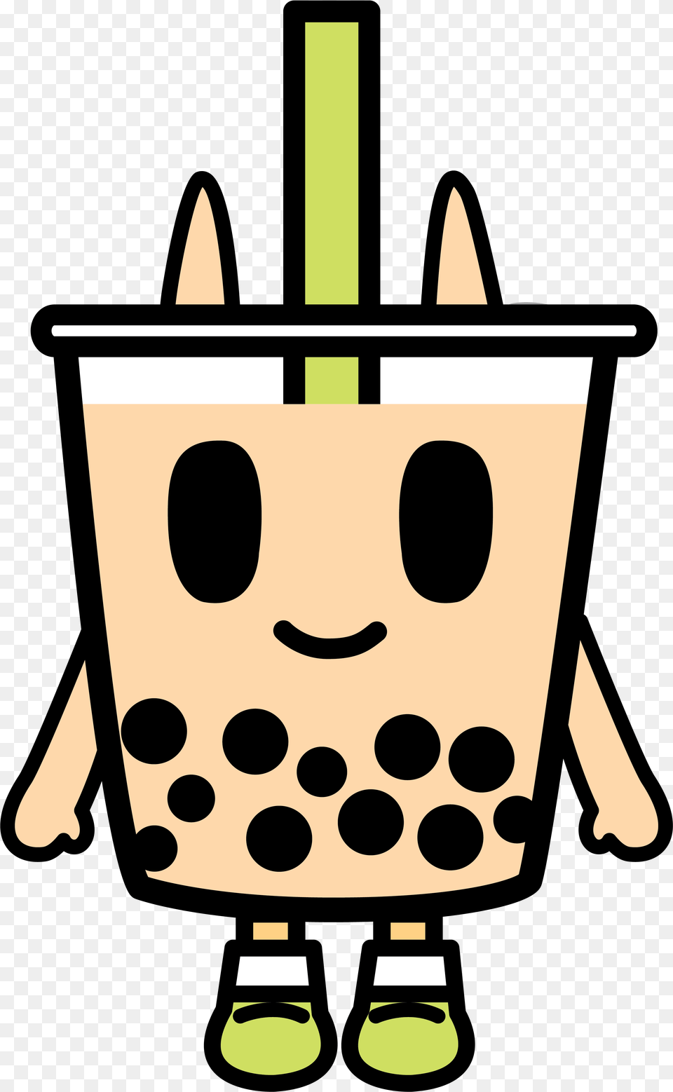 Meet And Greet Popular Tokidoki Character Boba Bob Bubble Tea Cartoon, Beverage Free Png