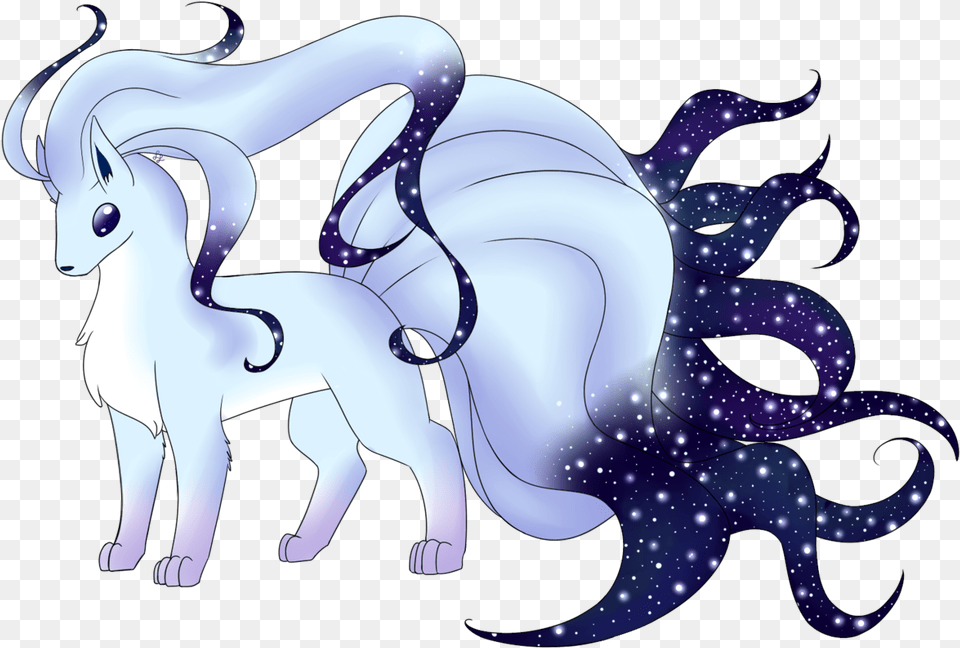 Meet Andromeda My Alolan Ninetales Oc She Has An Extra, Art, Graphics, Book, Comics Png