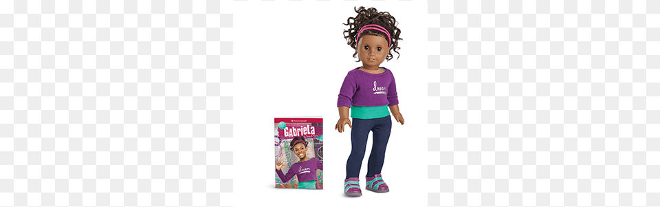 Meet Gabriela The American Girl 2017 Girl Of The Year American Girl Doll Gabriela, Toy, Child, Female, Person Free Png