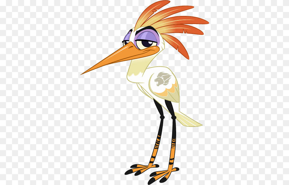 Meet Ono The Easygoing Egret Who Is A Part Of The Lion Guard, Animal, Bird, Waterfowl, Crane Bird Png Image