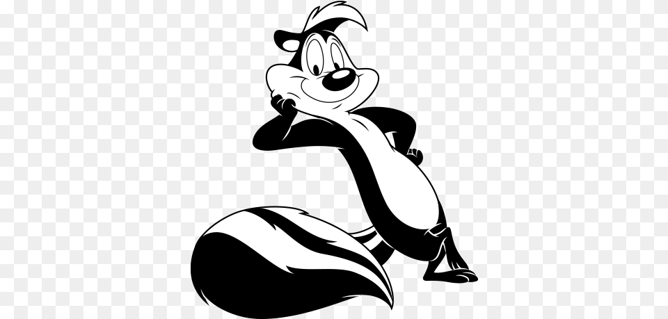 Meet Pepe Le Pew At Warner Bros Pepe Le Pew Transparent, Stencil, Adult, Cartoon, Female Png Image