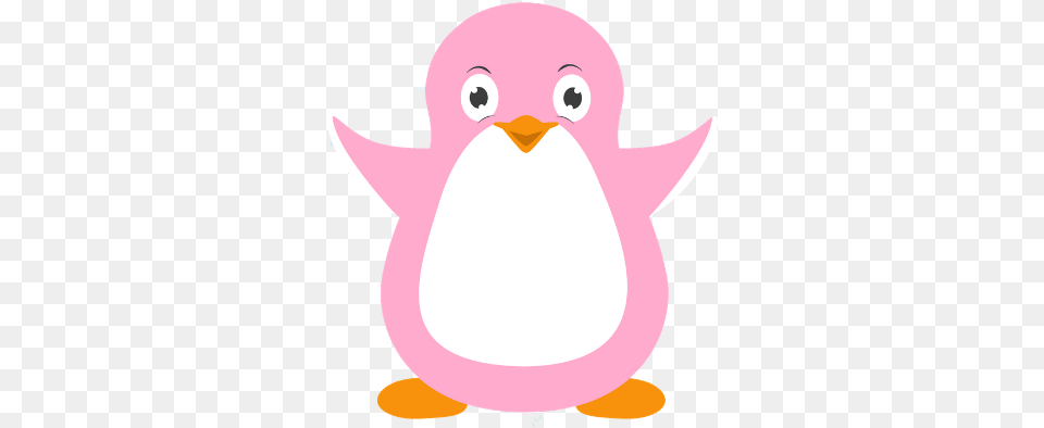 Meet Perla The Pink Penguin Dot, Animal, Bird, Plush, Toy Free Png
