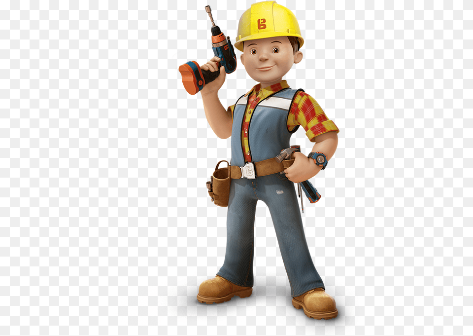 Meet The Bob Builder Bob The Builder 2015 Bob, Helmet, Clothing, Hardhat, Person Png