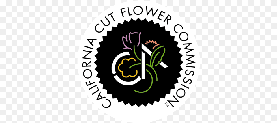 Meet The Farmers U2013 California Cut Flower Commission California Cut Flower Commission, Logo, Text, Symbol, Disk Free Png