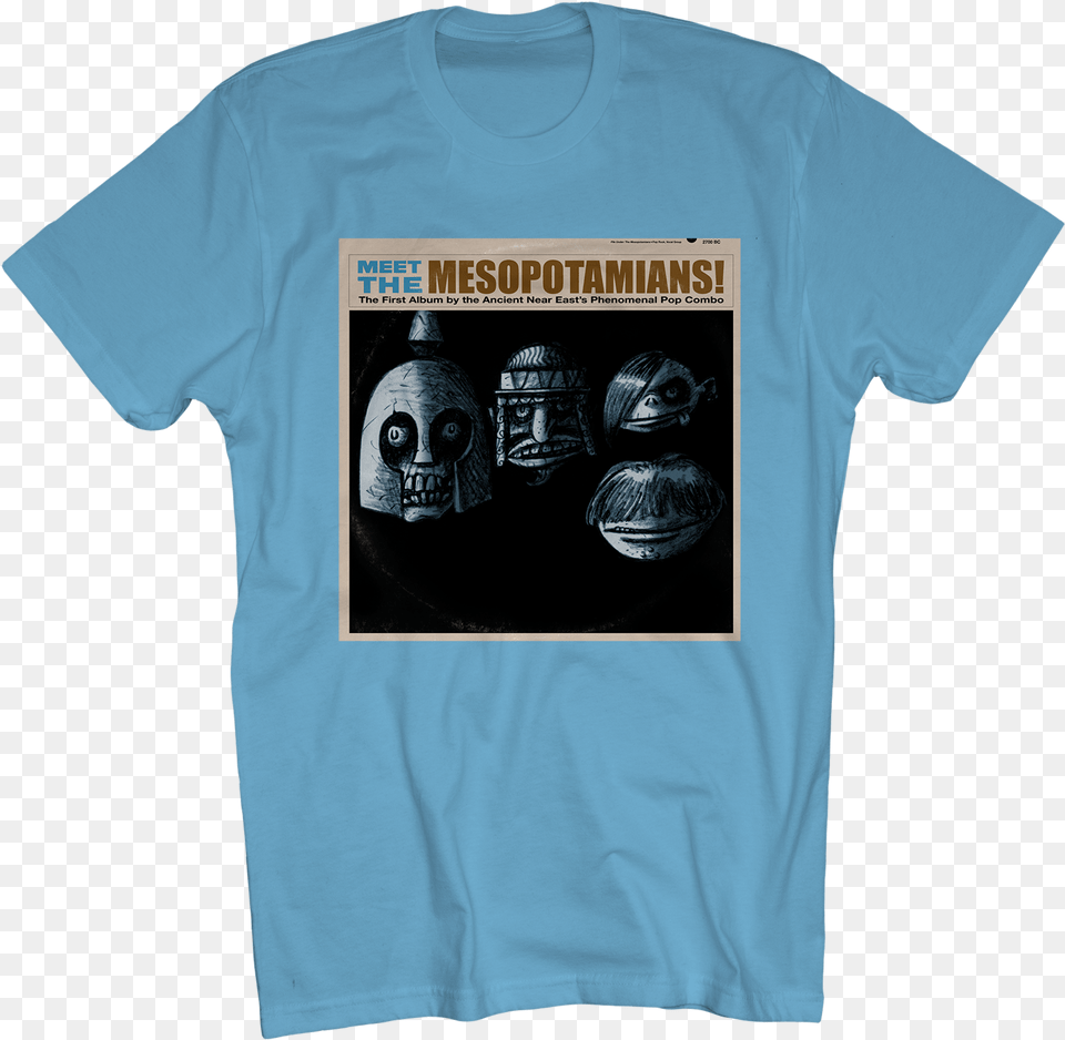 Meet The Mesopotamians On Blue They Might Be Giants T Shirt Mesopotamia, Clothing, T-shirt, Adult, Person Free Transparent Png