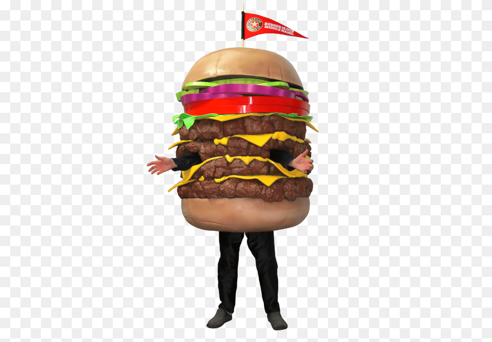 Meet The Patty Cheeseburger Roadie The Mascot Of American, Burger, Food Png