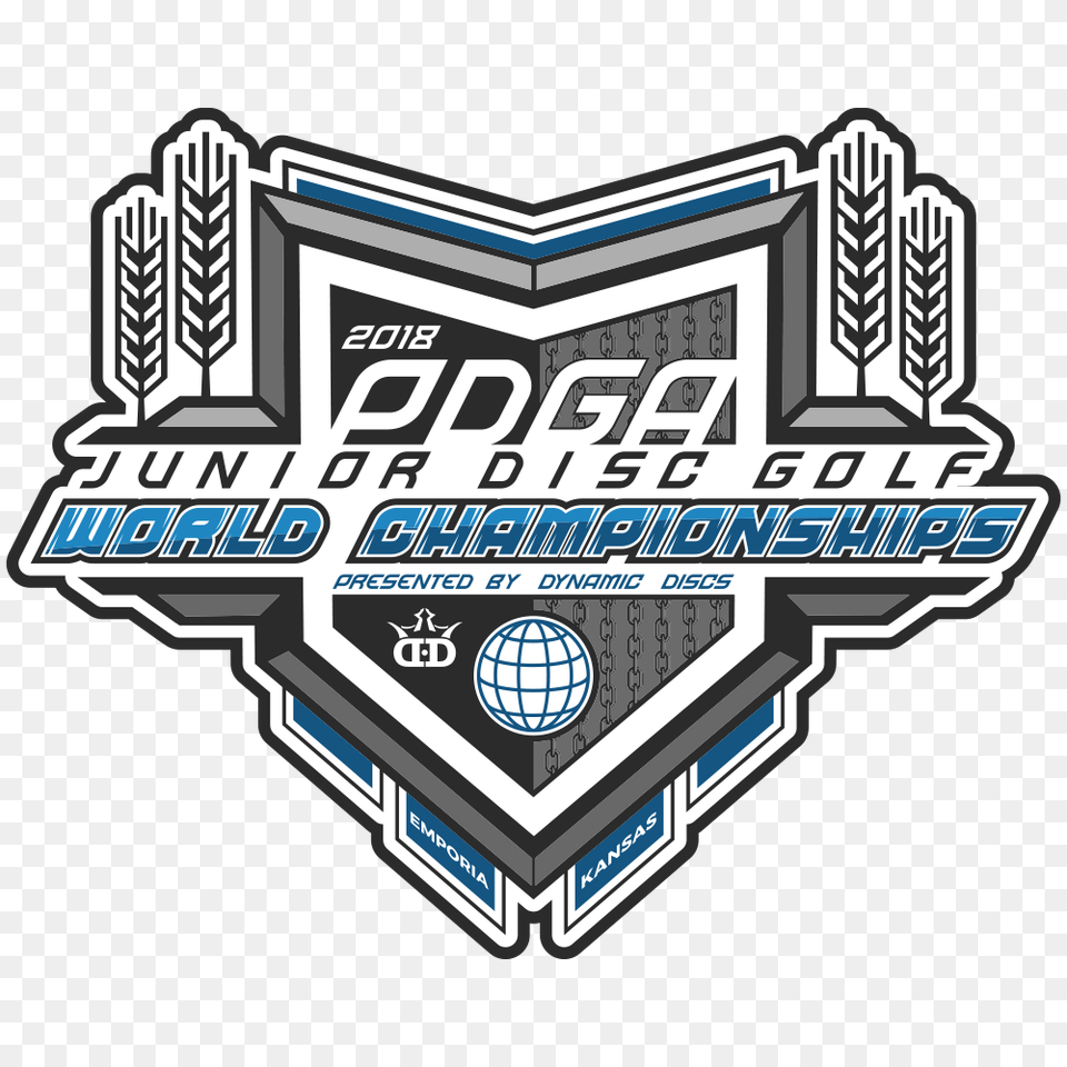 Meet The Pdga Junior World Champions Disc Golf, Logo, Emblem, Symbol, Badge Free Png