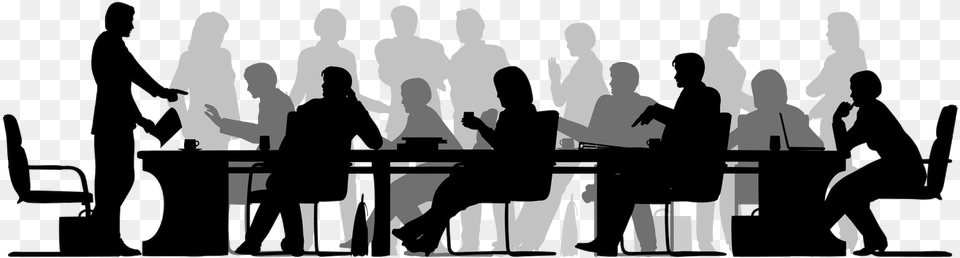 Meeting, Silhouette, Walking, Person, People Free Png Download