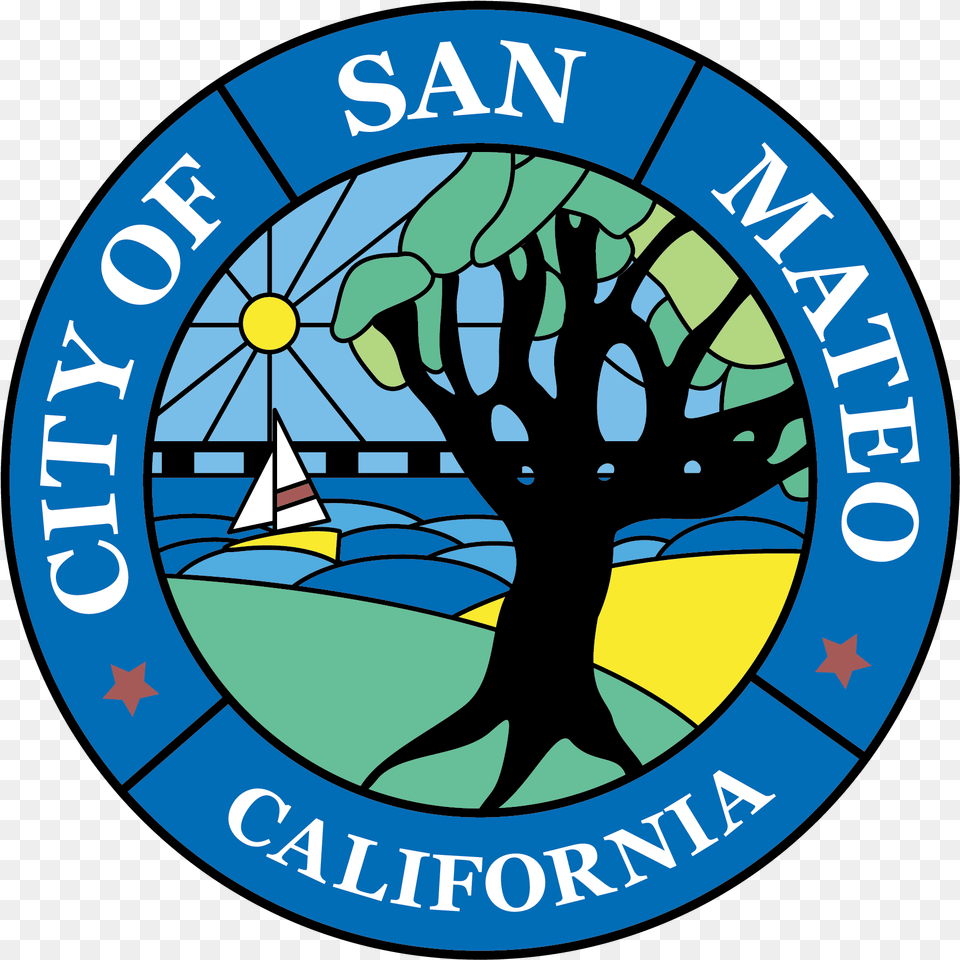 Meeting City Of San Mateo, Art, Logo, Disk, Stained Glass Free Transparent Png